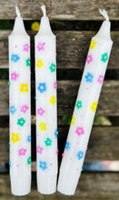 Load image into Gallery viewer, Hand Painted Tiny Flower Candles