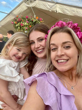 Load image into Gallery viewer, Satin Scrunchie Headband - Hot Pink