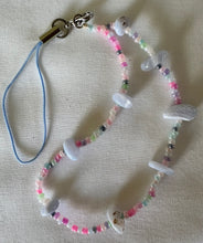 Load image into Gallery viewer, Phone Charm Pastel Gemstones & Glass Beads
