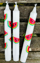 Load image into Gallery viewer, Hand Painted Watermelons on Candles