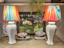 Load image into Gallery viewer, 30cm Frilly Pleated Multicolour Lampshade - Pastels
