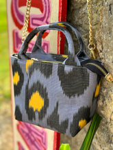 Load image into Gallery viewer, Silk Ikat Crossbody Handbag