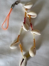 Load image into Gallery viewer, Phone Charm Cowry Shells & Glass Beads