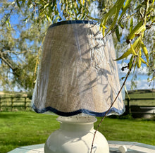 Load image into Gallery viewer, 31cm Scallop Lampshade Navy