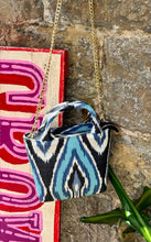 Load image into Gallery viewer, Silk Ikat Crossbody Handbag