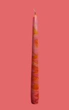 Load image into Gallery viewer, Dip Dye Dinner Candle - Pink & Orange