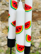 Load image into Gallery viewer, Hand Painted Watermelons on Candles