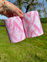 Load image into Gallery viewer, 10cm Hand Block Printed Pink Drum Lampshade