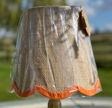 Load image into Gallery viewer, 21cm Scallop Lampshade Orange