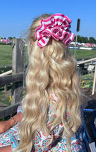 Load image into Gallery viewer, Limited Edition Frilly Pink & White Scrunchie