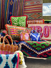 Load image into Gallery viewer, Silk Ikat Crossbody Handbag