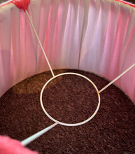 Load image into Gallery viewer, 58cm Ombré Pleated Pink Pashmina Lampshade