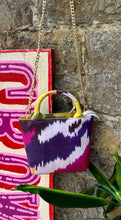 Load image into Gallery viewer, Silk Ikat Crossbody Handbag