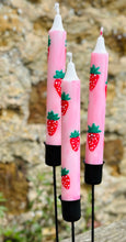 Load image into Gallery viewer, Hand Painted Strawberries on Candles