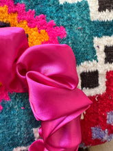 Load image into Gallery viewer, Satin Scrunchie Headband - Hot Pink
