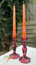 Load image into Gallery viewer, Dip Dye Dinner Candle - Pink & Orange