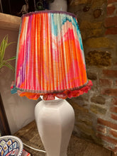 Load image into Gallery viewer, 30cm Frilly Pleated Multicolour Lampshade - Pastels