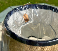 Load image into Gallery viewer, 27cm Scallop Lampshade Navy