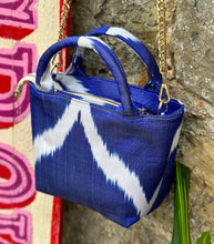 Load image into Gallery viewer, Silk Ikat Crossbody Handbag