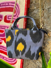 Load image into Gallery viewer, Silk Ikat Crossbody Handbag