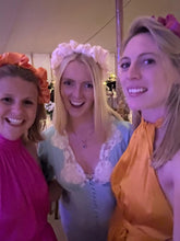 Load image into Gallery viewer, Satin Scrunchie Headband - Ivory