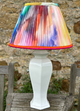 Load image into Gallery viewer, 45cm Pleated Colourful Marbled Lampshade, 100% Recycled