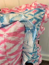 Load image into Gallery viewer, Hand Block Printed Frilly Cushion - 50 x 50cm