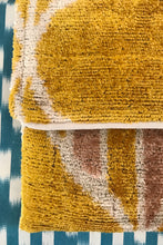 Load image into Gallery viewer, Golden Velvet Ikat Clutch Bag