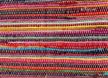 Load image into Gallery viewer, 150cm x 150cm Rainbow Rag Rug Indoor & Outdoor