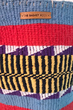 Load image into Gallery viewer, Knitted Laundry or Storage Basket in Multicolours
