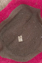 Load image into Gallery viewer, Woven Laundry Basket in Natural & Pink Stripe