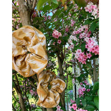 Load image into Gallery viewer, Large Golden Ikat Scrunchie