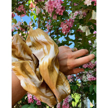Load image into Gallery viewer, Large Golden Ikat Scrunchie