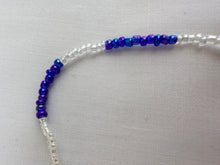 Load image into Gallery viewer, Beaded Bracelet - Blue &amp; White 💙🤍
