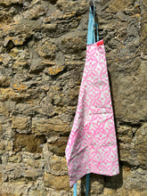 Load image into Gallery viewer, Children’s Apron Handprinted Pink &amp; Blue Ties
