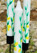 Load image into Gallery viewer, Hand Painted Lemon Candles
