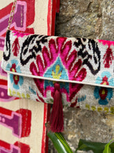 Load image into Gallery viewer, Velvet Ikat Clutch Bag
