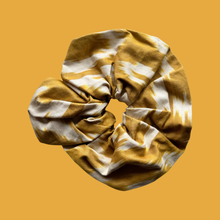 Load image into Gallery viewer, Super Wide Golden Cotton Scrunchie
