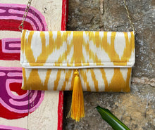 Load image into Gallery viewer, Silk Ikat Clutch Bag
