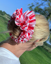 Load image into Gallery viewer, Limited Edition Frilly Red &amp; White Scrunchie
