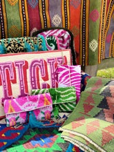 Load image into Gallery viewer, Velvet Ikat Clutch Bag
