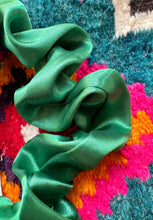 Load image into Gallery viewer, Satin Scrunchie Headband - Green
