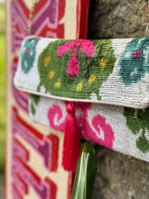 Load image into Gallery viewer, Velvet Ikat Clutch Bag
