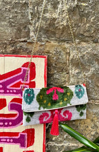 Load image into Gallery viewer, Velvet Ikat Clutch Bag
