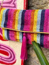 Load image into Gallery viewer, Velvet Ikat Clutch Bag
