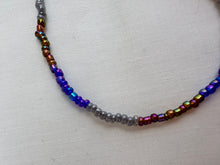 Load image into Gallery viewer, Beaded Bracelet - Blue, Grey &amp; Browns 💙🩶🤎
