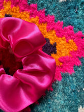 Load image into Gallery viewer, Hot Pink Satin Scrunchie

