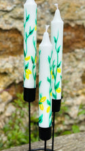 Load image into Gallery viewer, Hand Painted Lemon Candles
