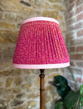 Load image into Gallery viewer, 41cm Pleated Pink Pashmina Lampshade
