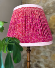 Load image into Gallery viewer, 41cm Pleated Pink Pashmina Lampshade
